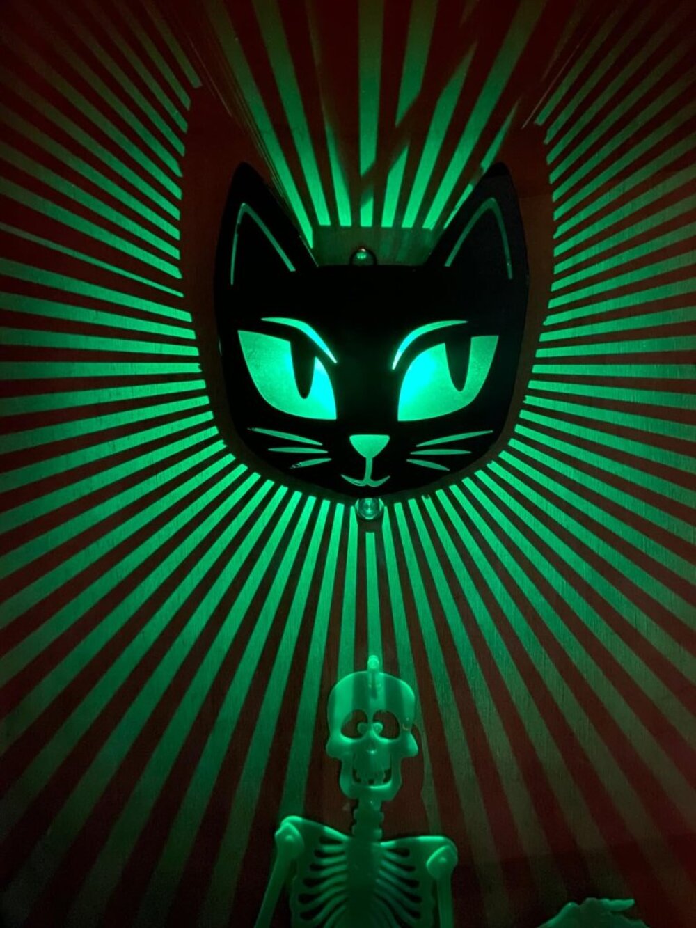 Black Cat Light,Battery Operated LED Sign - Picture 8 of 12